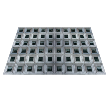 Arhitectura brutalista parchet laminat gri - TenStickers