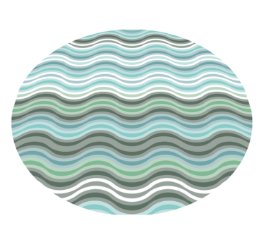 Valuri scandinave covoare stil nordic - TenStickers