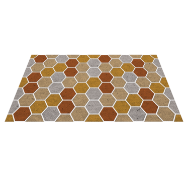 Covoare geometrice textura fagure - TenStickers