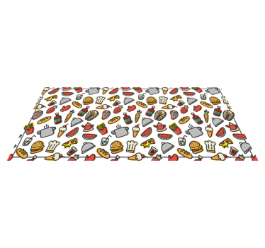 Model de icoane alimentare podele moderne - TenStickers
