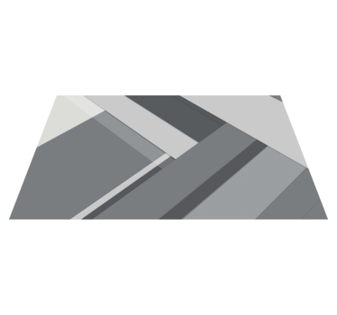 Covor vinil scoala gri geometric - TenStickers