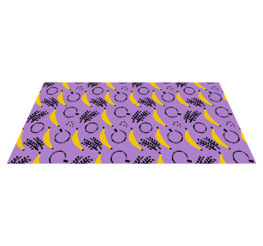 Covor vinil modern amestec abstract de banane - TenStickers
