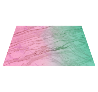 Covor de vinil marmura culoare pastelată roz și verde - TenStickers