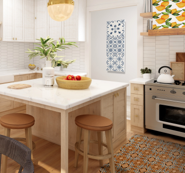 Gresie stil ciment mat vinil - TenStickers