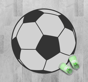 Minge de fotbal copii vinil covor - TenStickers