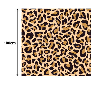 Covor cu imprimeu leopard - TenStickers