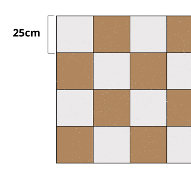 Covoare geometrice în stil cosmopolit în carouri - TenStickers
