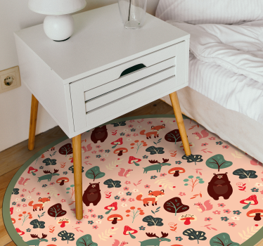 Alții covor de vinil creaturi din pădure - TenStickers
