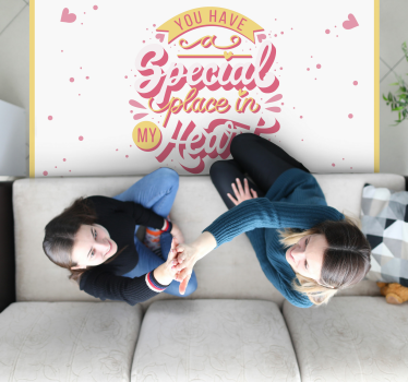 Aveți un loc special covoare personalizate - TenStickers
