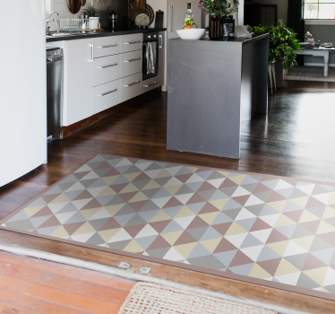 Bucătărie forme geometrice colorate covoare în stil nordic - TenStickers