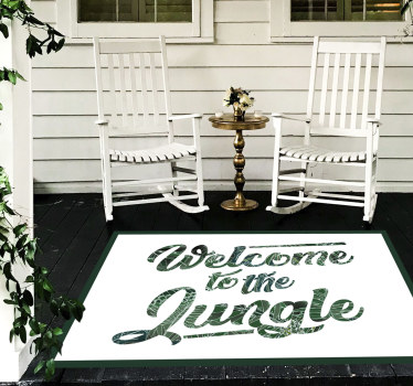 Bun venit la covoarele personalizate ale junglei - TenStickers