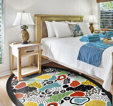 Covoare contemporane colorate cu design abstract - TenStickers