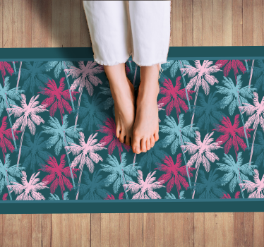 Covoare contemporane cu palme colorate - TenStickers