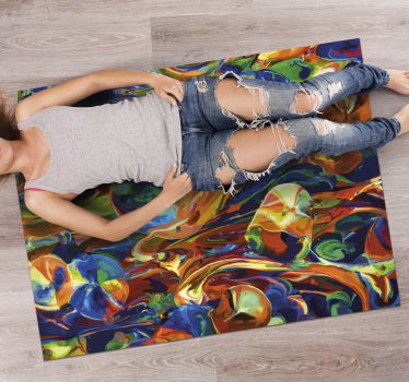 Covoare contemporane fluide multicolore - TenStickers