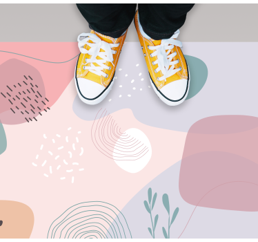 Covoare contemporane vopsea pastel creativă - TenStickers