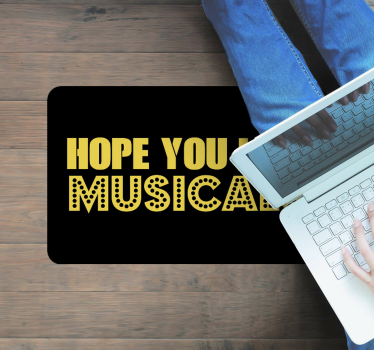 Covoare de vinil cu fraze spera ca muzicale - TenStickers