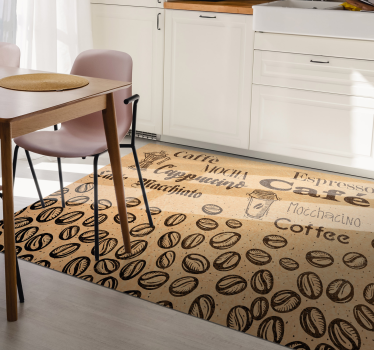 Covoare de vinil tip cafea italiană - TenStickers
