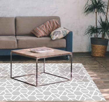 Covoare geometrice cu model modern gri - TenStickers