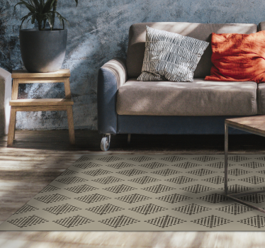 Covoare geometrice diamantate cu efect boem - TenStickers