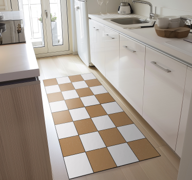 Covoare geometrice în stil cosmopolit în carouri - TenStickers