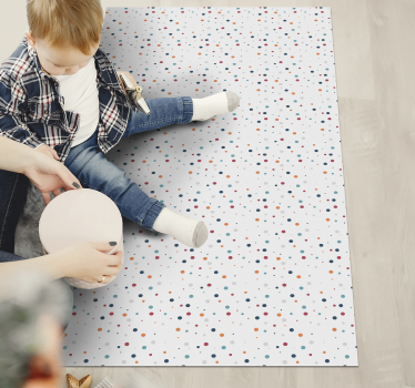 Covoare în stil nordic cu puncte colorate - TenStickers