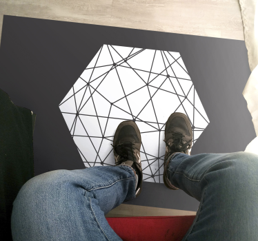 Covoare în stil nordic hexagon - TenStickers