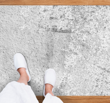 Covor cenușiu rustic cu textură de beton - TenStickers