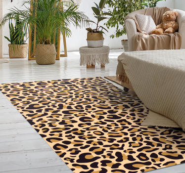 Covor cu imprimeu leopard - TenStickers