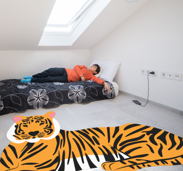 Covor cu piele de tigru cu imprimeu animal - TenStickers