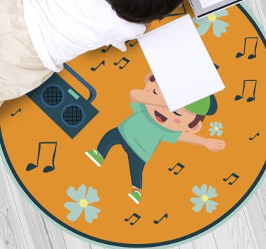 Covor de dormitor cu dans pentru copii - TenStickers