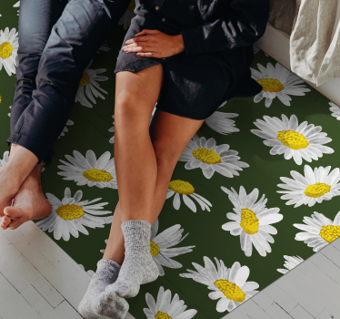 Covor de margarete covor cu flori - TenStickers