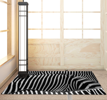 Covor de vinil cu imprimeu animal zebra - TenStickers