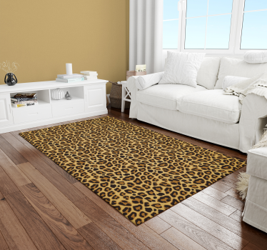 Covor de vinil cu imprimeu de piele de leopard - TenStickers