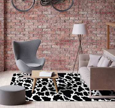 Covor de vinil cu imprimeu dreptunghiular de vacă - TenStickers