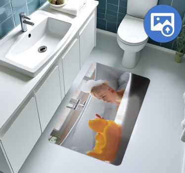 Covor de vinil cu nome imagine personalizată - TenStickers