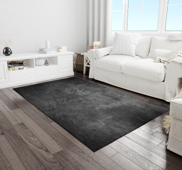 Covor de vinil efect de ciment negru - TenStickers