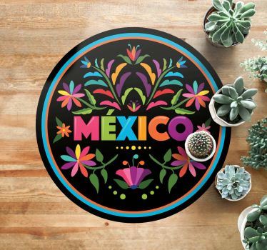 Covor de vinil etnic folclor mexican - TenStickers