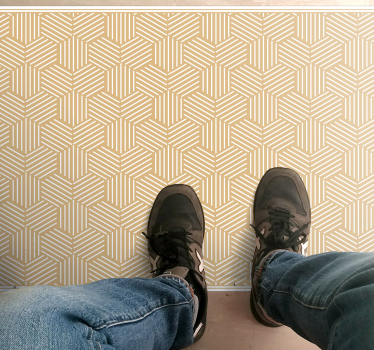 Covor de vinil geometric eleganță în oase de hering - TenStickers