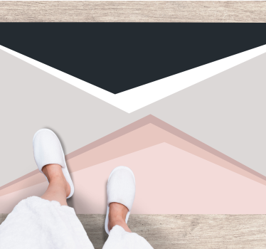 Covor de vinil geometric forme geometrice - TenStickers