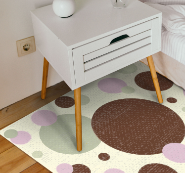 Covor de vinil geometric model de puncte circulare - TenStickers