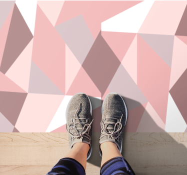Covor de vinil geometric model triunghi geometric - TenStickers