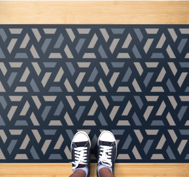 Covor de vinil geometric unghiuri de interconectare - TenStickers