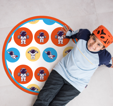 Alții covor de vinil fitness-ul astronauților - TenStickers
