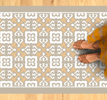 Covor de vinil mozaic cu accente elegante și patterned - TenStickers