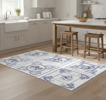 Covor de vinil pentru bucătărie ceramică belgiană - TenStickers