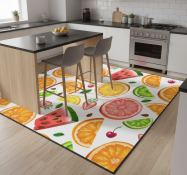 Covor de vinil pentru bucătărie cu motive de fructe - TenStickers