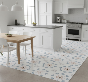 Covor de vinil pentru bucătărie design ciment gri antic - TenStickers