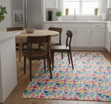 Covor de vinil pentru bucătărie geometric - TenStickers