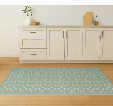 Covor de vinil pentru bucătărie model celadon discret - TenStickers