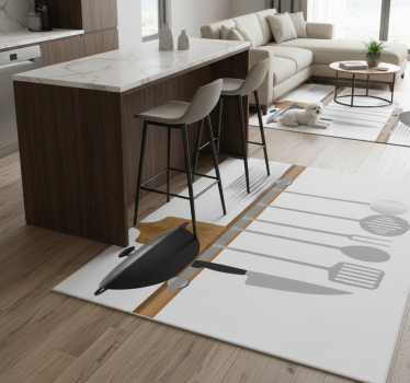 Covor de vinil pentru bucătărie suport vase cu bol - TenStickers